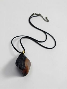 Handmade Polychrome Jasper Stone Pendant Necklace